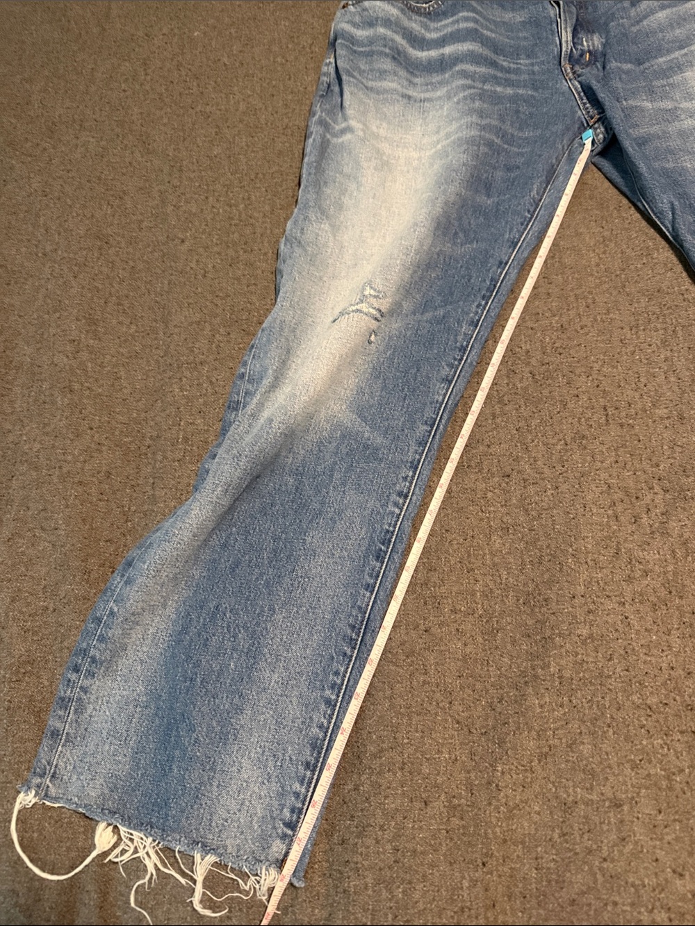 Madewell the dean easy straight Jean in monessen wash, 32, good condition - Picture 4 of 12